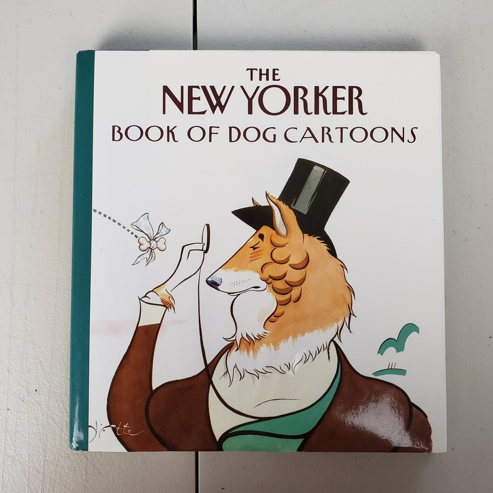 The New Yorker Book of Dog Cartoons Hardcover 1992 101 Illustrations Humor VTG